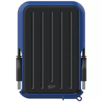 Silicon Power Armor A66 1TB ārējais cietais disks USB 3.2 Gen 1, triecienizturīgs, IPX4 ūdensizturīgs, melns ar sarkanām detaļām