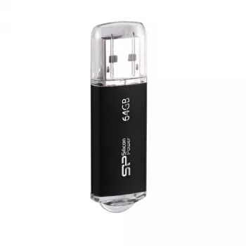 Silicon Power Blaze B02 64GB USB 2.0 zibatmiņa - melna
