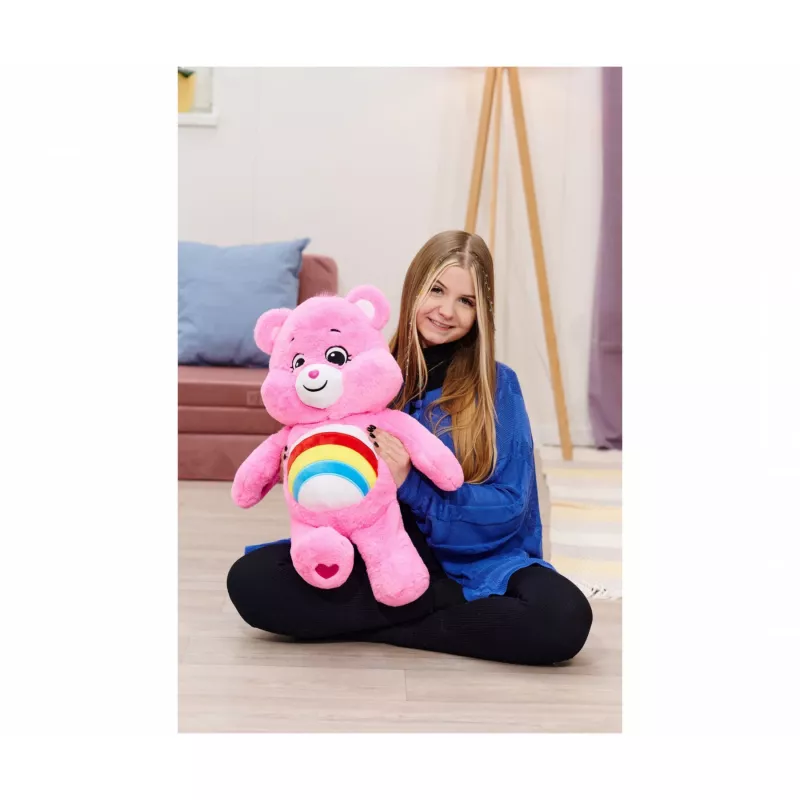 SIMBA-DICKIE Care Bears Cheer Bear Plush 60 cm Pink Rainbow