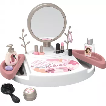 SIMBA-DICKIE My Beauty Studio Interaktīvais spēļu tualetes galdiņš ar apgaismotu spoguli un 10 aksesuāriem bērniem no 3 līdz 6 gadiem