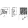 SIMET SCB 25 Al/Cu 80A 1-pola atzarojuma sadales bloks brūns 81501015