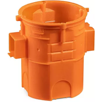 SIMET S60GF Virsmas montāžas sadales kārba, savienojama, īpaši dziļa, 60 mm, oranža