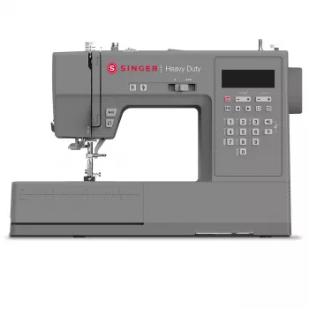 Singer Heavy Duty Sewing Machine HD6705C Rechargeable 200 Stitches Grey