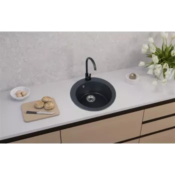 SINK VICTORIA BLACK + MIXER + SIF 9811091SEN