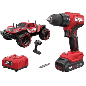 SKIL Impact Drill + RC Car, 1x2Ah 18V