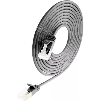 Wirewin PKW-LIGHT-STP-K6A 0.25 SW Cat 6a U/FTP savienojuma kabelis, 0,25 m, melns, PoE