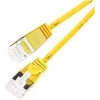 Wirewin Cat 6a U/FTP Slim Patch Cable, dzeltena, 3.0m, 10G, PoE++ PKW-LIGHT-STP-K6A 3.0 GE