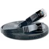 Wirewin Cat6 U/FTP slim Ethernet tīkla kabelis 0,5m melns PKW-STP-SLIM-KAT6 0.5 SW