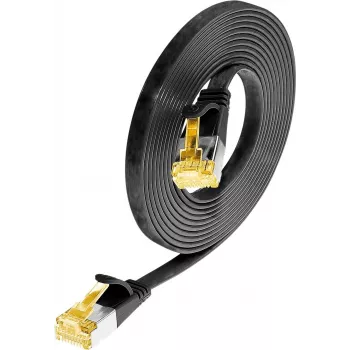Wirewin Cat6a U/FTP Slim Patch Cable RJ45 1m melns PKW-STP-SLIM-K6A 1.0 SW