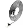 Wirewin Light tīkla kabelis apaļš U/FTP Cat 6a melns 0,5m slaids elastīgs PoE (PKW-LIGHT-STP-K6A 0.5 SW)