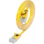 Wirewin SLIM U6 5 GE - Cat.6 slaidais patch kabelis, U/UTP, 5,0 m, dzeltens PKW-SLIM-KAT6 5.0 GE