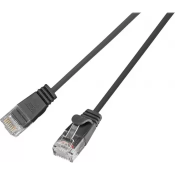 Wirewin SLIM UL6 10 SW - Cat.6 SLIM-Light tīkla kabelis, U/UTP, 10 m, melns PKW-LIGHT-K6 10.0 SW