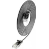 Wirewin SLIM UL6 10 SW - Cat.6 SLIM-Light tīkla kabelis, U/UTP, 10 m, melns PKW-LIGHT-K6 10.0 SW