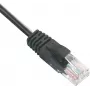 Wirewin SLIM UL6 10 SW - Cat.6 SLIM-Light tīkla kabelis, U/UTP, 10 m, melns PKW-LIGHT-K6 10.0 SW