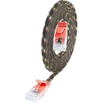 Wirewin SLIM UT6 3 RT - Cat.6 Slim-Tough tīkla kabelis, U/UTP, 3,0 m, sarkans PKW-TOUGH-K6 3.0 RT