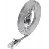 Wirewin Triotronik Cat6 U/FTP slimais Ethernet savienojuma kabelis, 3m, RJ-45 tēviņš uz tēviņu, pelēks PKW-STP-SLIM-KAT6 3.0