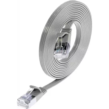 Wirewin Triotronik Cat6 U/FTP slimais Ethernet savienojuma kabelis, 3m, RJ-45 tēviņš uz tēviņu, pelēks PKW-STP-SLIM-KAT6 3.0