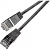 Wirewin Triotronik PKW-LIGHT-STP-K6 0.15 SW Cat6 ekranēts tīkla kabelis, RJ45 tētis uz RJ45 tētis, 0,15 m, melns