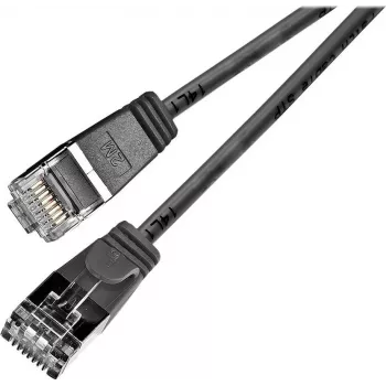 Wirewin Triotronik PKW-LIGHT-STP-K6 3.0 SW Cat6 ekranēts patch kabelis, 3m, melns