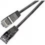 Wirewin Triotronik PKW-LIGHT-STP-K6 3.0 SW Cat6 ekranēts patch kabelis, 3m, melns