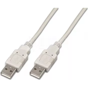 Wirewin USB 2.0 A-A kabelis, 3m, pelēks, USB A-A MM 3.0 GR