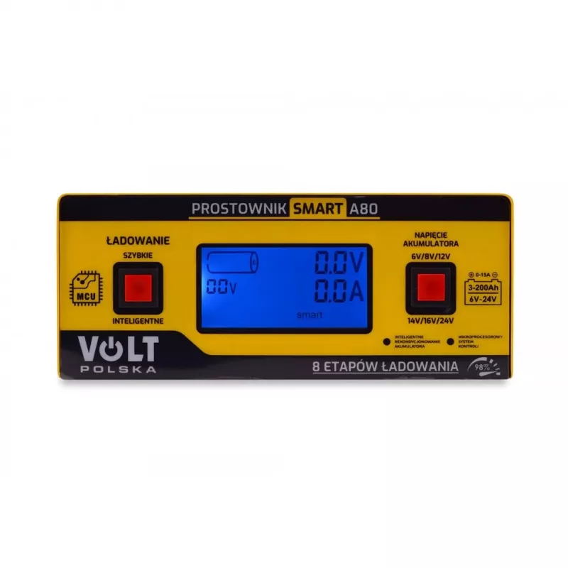 Smart Volt Rectifier Poland 6V/12V/24V 15A A80 Inteliģents Akumulatoru Lādētājs