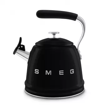 Smeg 50's stila tējkanna WKF01BL melna 1.7L 2400W nerūsējošais tērauds