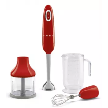Smeg HBF03RDEU rokas blenderis sarkanā krāsā 700W