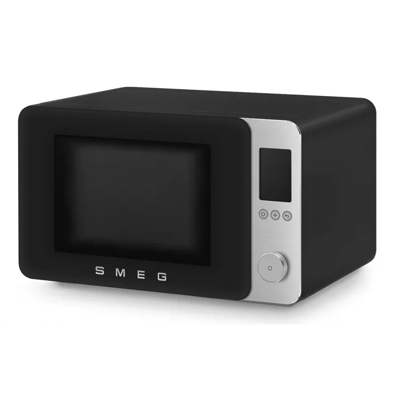 Smeg MOC02BLMEU kombinētā mikroviļņu krāsns, 9 funkcijas, 2100W, matēti melna