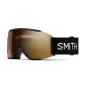 Smith Squad Mag slēpju brilles - Melnas ar ChromaPop Pro Gold Mirror un Storm Rose Flash lēcām