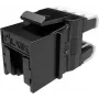 SOLARIX Cat.6 UTP RJ45 bezinstrumentu Keystone modulis, melns