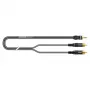Sommer Cable SC-Onyx 0.25mm² balansēts audio savienojuma kabelis 1m melns