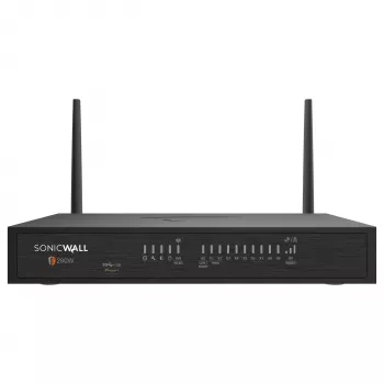 SonicWall TZ 380W drošības ierīce - 2.5GbE, 5GbE, 1GbE, Wi-Fi 6, 2.4 GHz/5 GHz, 1 gads SonicWall Cloud Secure Edge