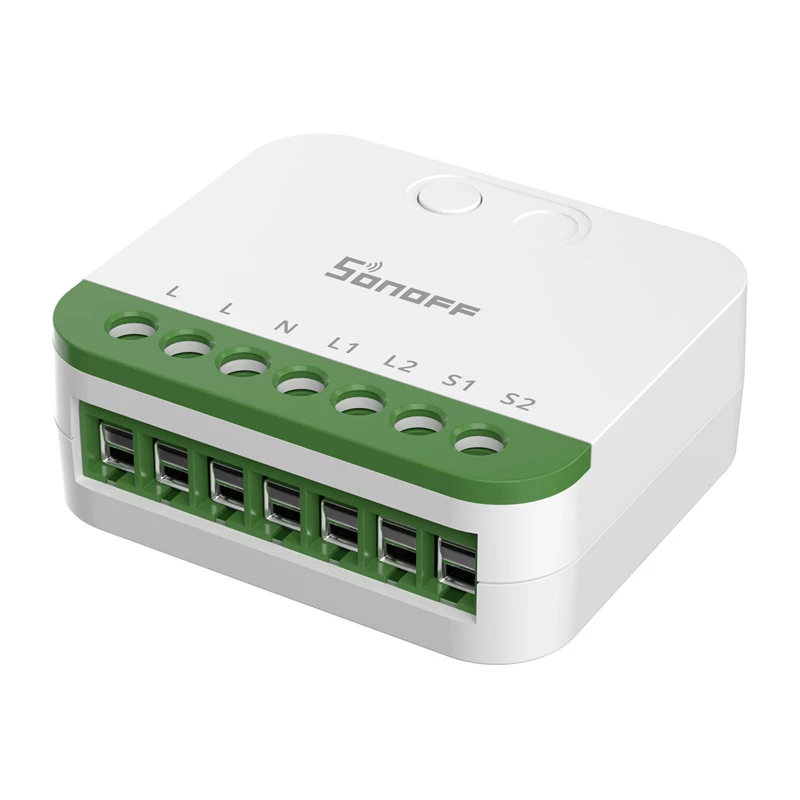 Sonoff MINI-2GS Matter divu kanālu mini slēdzis