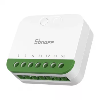 Sonoff MINI-2GS Matter divu kanālu mini slēdzis