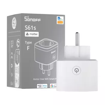SONOFF S61s Matter ārējais kontaktdakšas modulis ar Wi-Fi