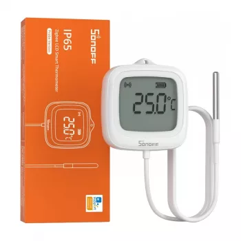 Sonoff SNZB-02LD Zigbee 3.0 LCD temperatūras sensors ar ārējo zondi