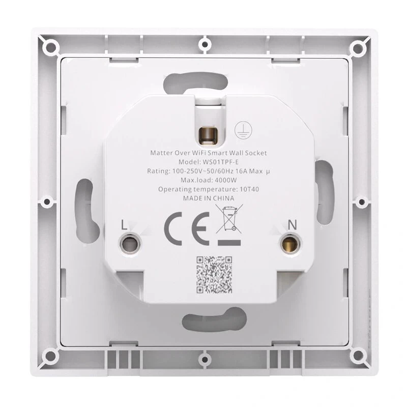Sonoff WS01TPF-E WiFi viedā sienas ligzda (Type F)