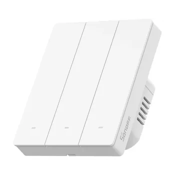 SONOFF ZBM5-3C-80W 3 kanālu Zigbee viedais pieskārienu sienas slēdzis