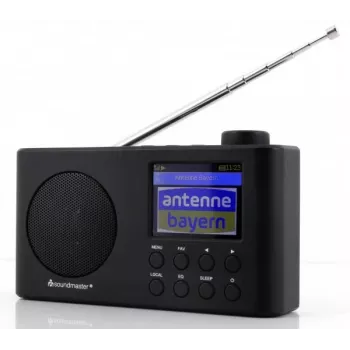 Soundmaster IR6500SW pārnēsājams digitālais radio Internets/DAB+/FM WLAN Bluetooth