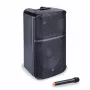 Soundsation Provibe 10AIR aktīvais 10 collu 2-virzienu PA skaļrunis ar Bluetooth un USB MP3 atskaņotāju, 300W RMS, melns