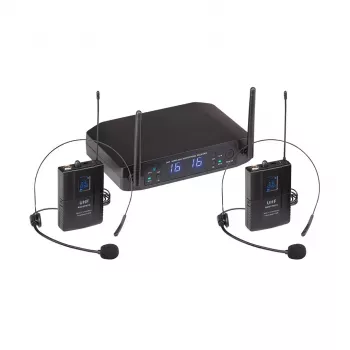 Soundsation WF-U216PP Divu kanālu UHF bezvadu mikrofonu sistēma 520-550MHz