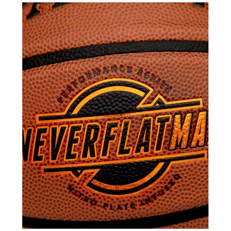 Spalding Neverflat Max basketbola bumba iekštelpu/āra, brūna