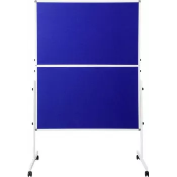 SpeaKa Professional Moderācijas tāfele SP-PB-B01 zils filcs 1250 x 1850 mm salokāma ar ritentiņiem abpusēja SP-12058196