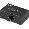 SpeaKa Professional SP-AS-500 4 portu Cinch audio komutators, abpusējs, metāla korpuss