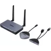SpeaKa Professional SP-TR-500 USB-C bezvadu HDMI pagarinātāja komplekts, 30 m, 5 GHz/2.4 GHz, Full HD 1080p, droša pārraide (SP-13382652)