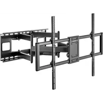 SpeaKa Professional SP-TVM-1300 TV sienas stiprinājums 60-120 collu televizoriem, ar noliekšanu un pagriešanu, 120 kg slodze, melns