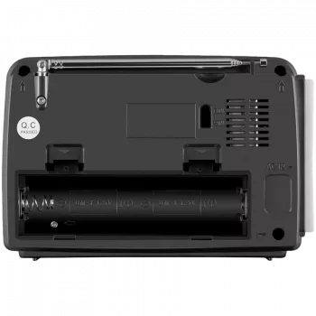 Pārnēsājams skaļrunis SVEN SRP-150, pelēks (3W, Bluetooth, FM/AM/SW, USB, microSD, lukturis, akumulators)