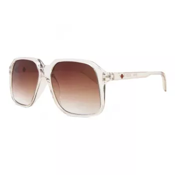 SPY Optic Helm saulesbrilles - matēts melns rāmis, pelēkas lēcas, unisex 59/16/135 mm