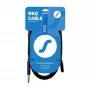SSQ JSG3 - 3.5mm uz 6.3mm Stereo Jack Audio Kabelis, 3m, Melns